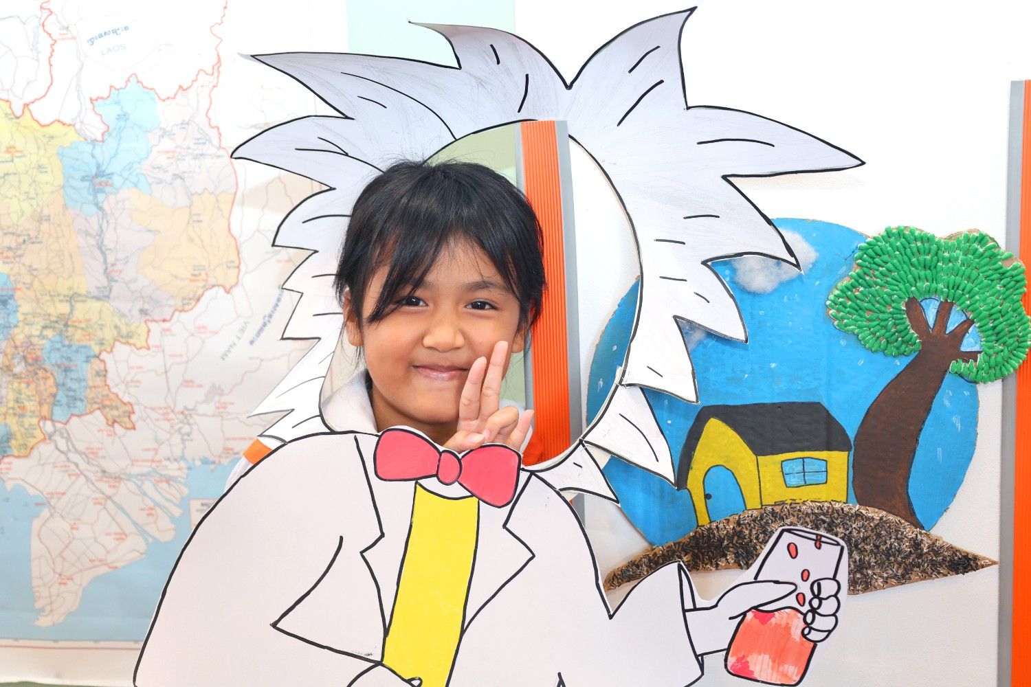 Teacher with student